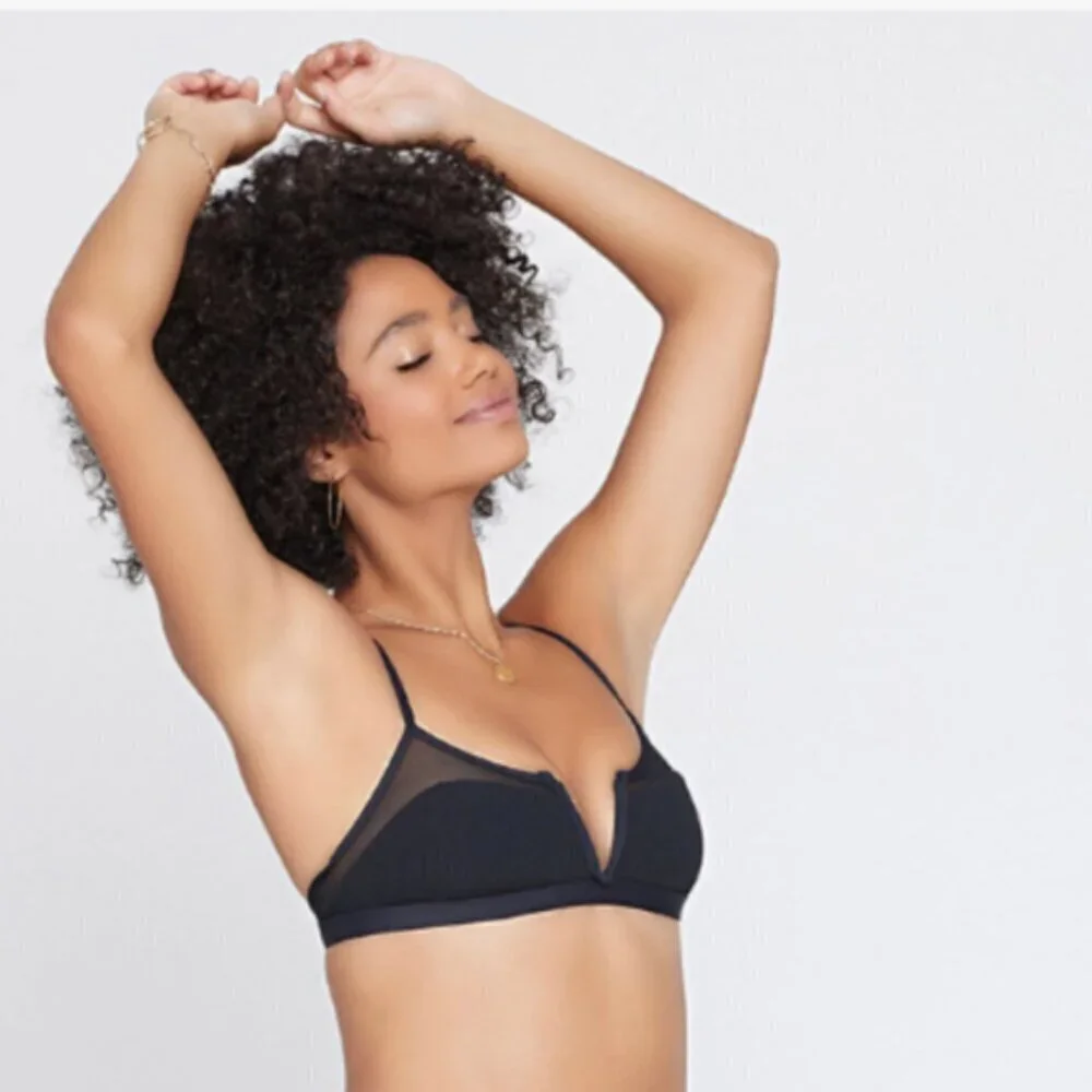 Women's S L*Space Ribbed Sadie Bikini Top Swim